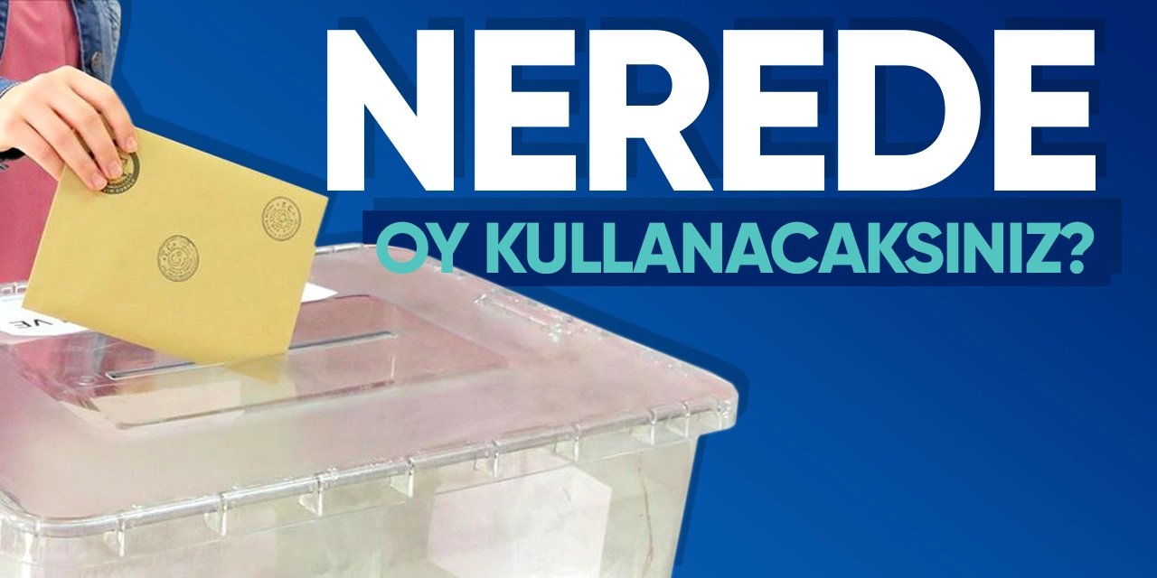 Nerede Oy Kullanacağınız E-Devletten belli oldu