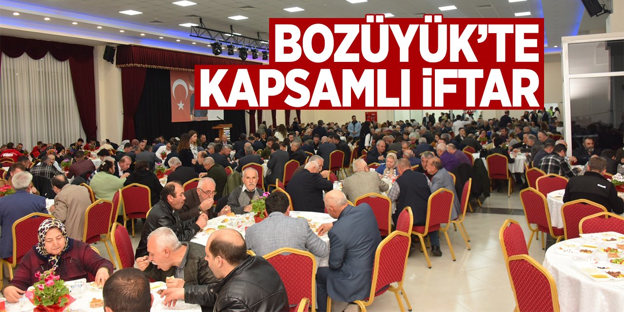 Bozüyük'te kapsamlı iftar