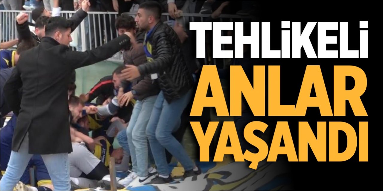 Tehlikeli anlar yaşandı!