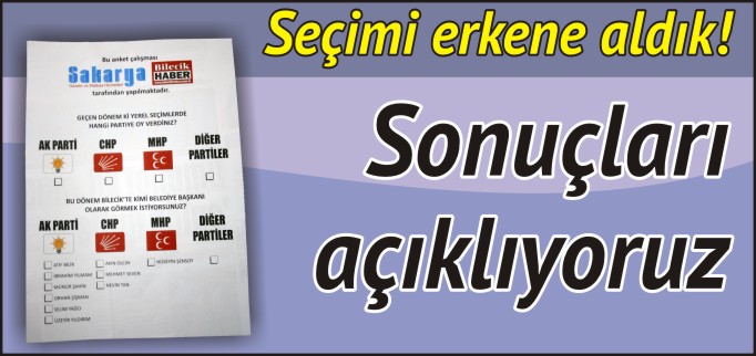 SONUÇLARI AÇIKLIYORUZ