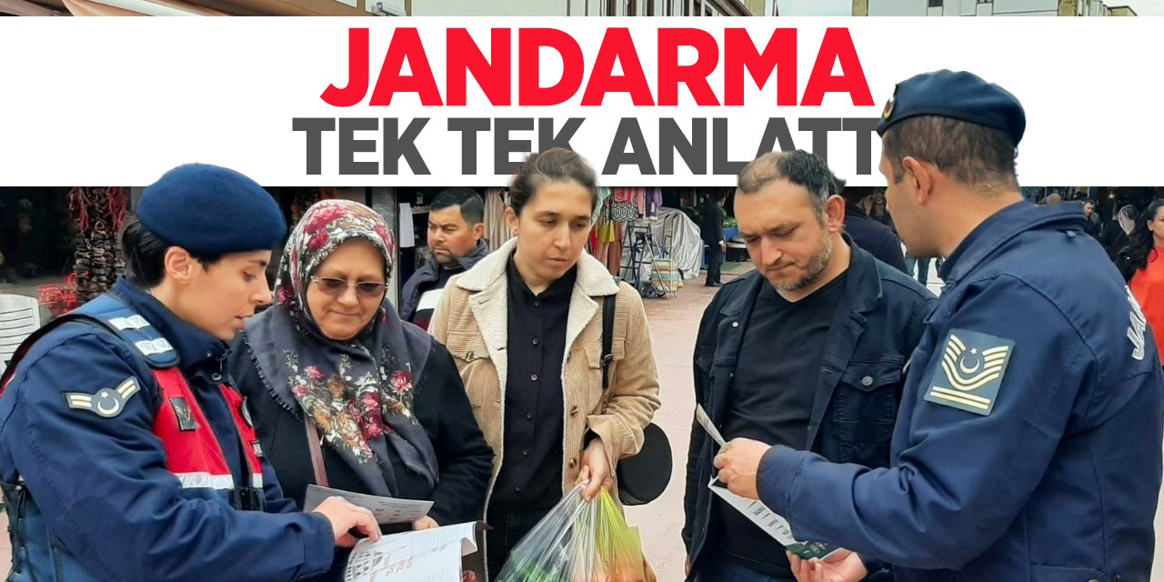 Osmaneli'nde Jandarma tek tek anlattı