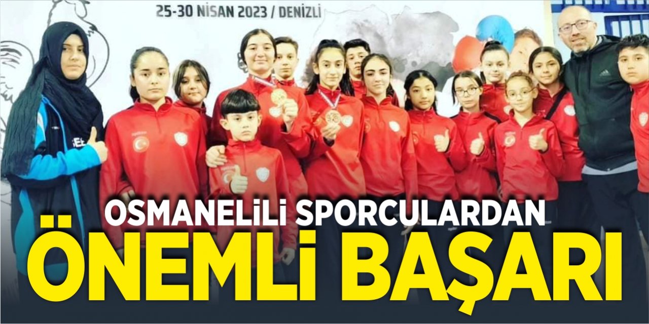 Osmanelili sporculardan önemli başarı