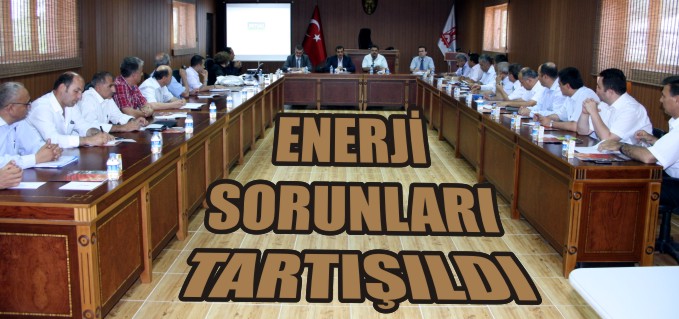 ENERJİ SORUNLARI TARTIŞILDI