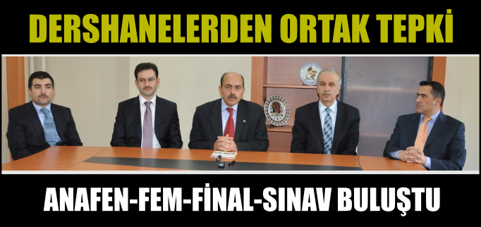 DERSHANELERDEN ORTAK TEPKİ