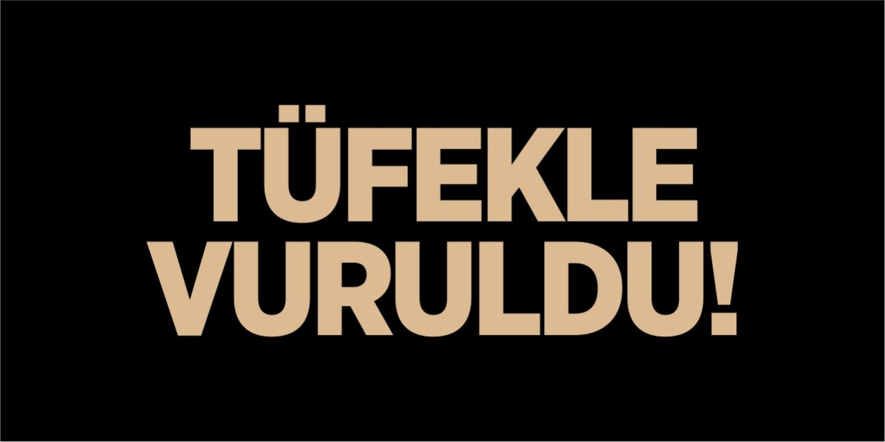 Tüfekle vurulan kişi öldü