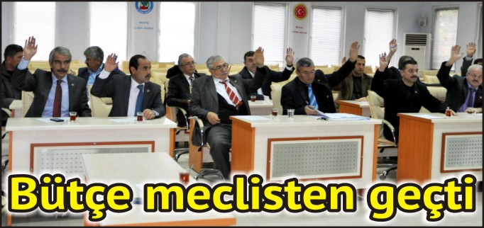 BÜTÇE MECLİSTEN GEÇTİ