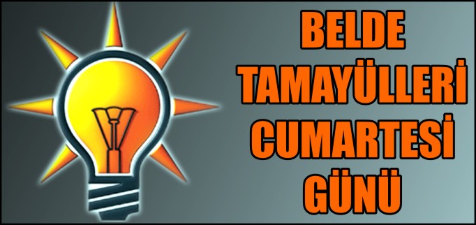 BELDE TEMAYÜLLERİ CUMARTESİ GÜNÜ