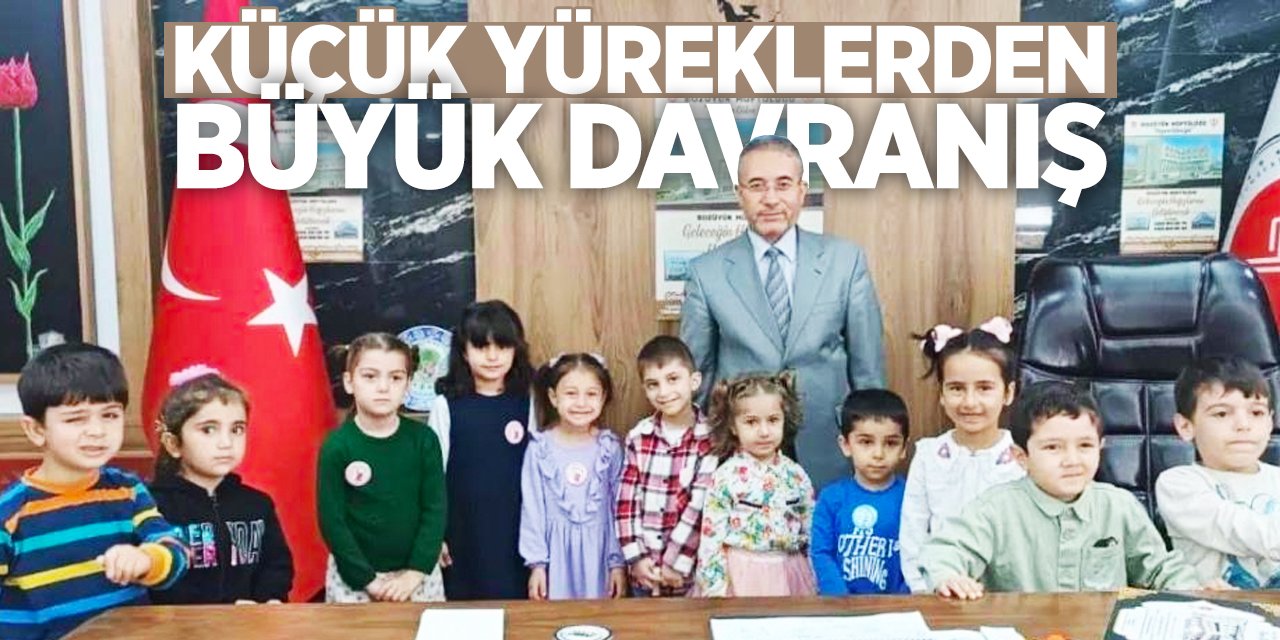 Bozüyüklü küçük yüreklerden büyük davranış