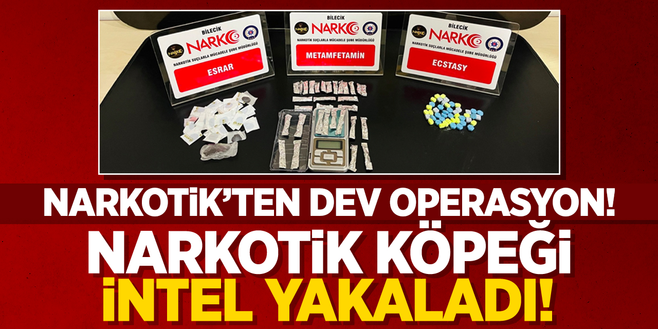 Narkotik'ten dev operasyon!: Narkotik köpeği 'İntel' yakaladı!