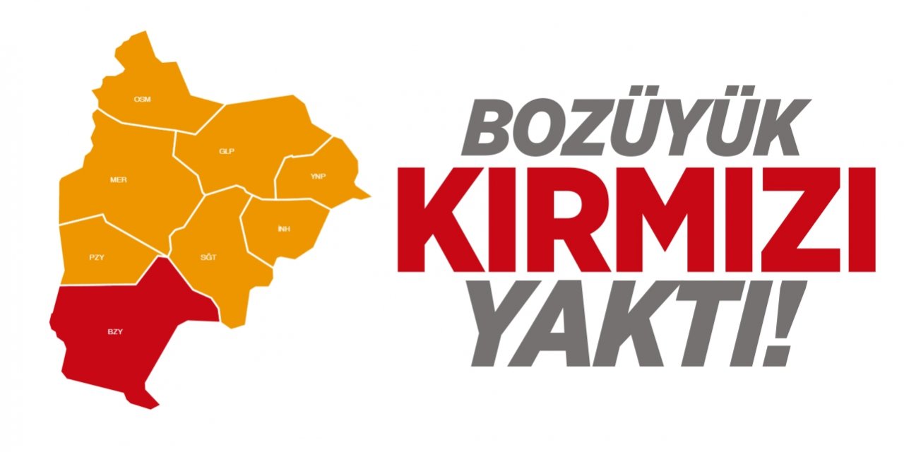 Bozüyük kırmızı yaktı!