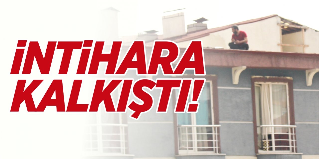 İntihara kalkıştı!