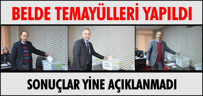 BELDE TEMAYÜLLERİ YAPILDI