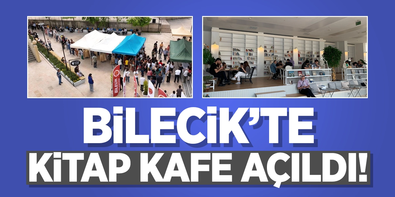 Bilecik'te kitap kafe açıldı: Kitap kafe okuyuculara kapılarını açtı