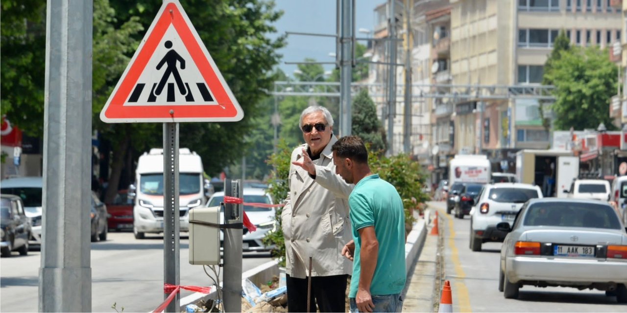 Başkan Bakkalcıoğlu Çalışmaları Yerinde İnceledi