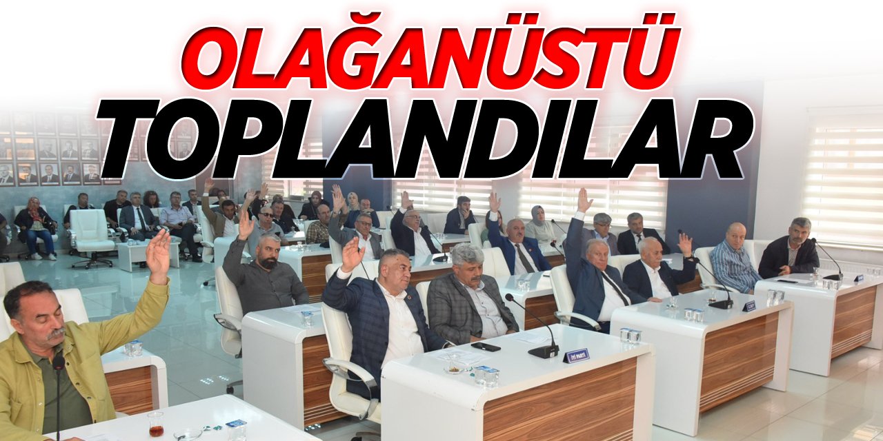 Olağanüstü Toplandılar