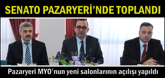 SENATO PAZARYERİ’NDE TOPLANDI