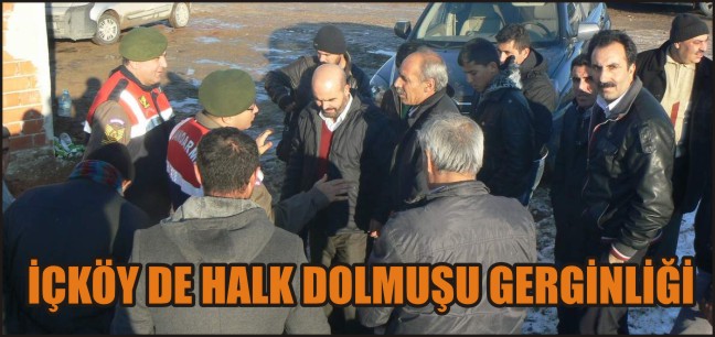 İÇKÖY DE HALK DOLMUŞU GERGİNLİĞİ