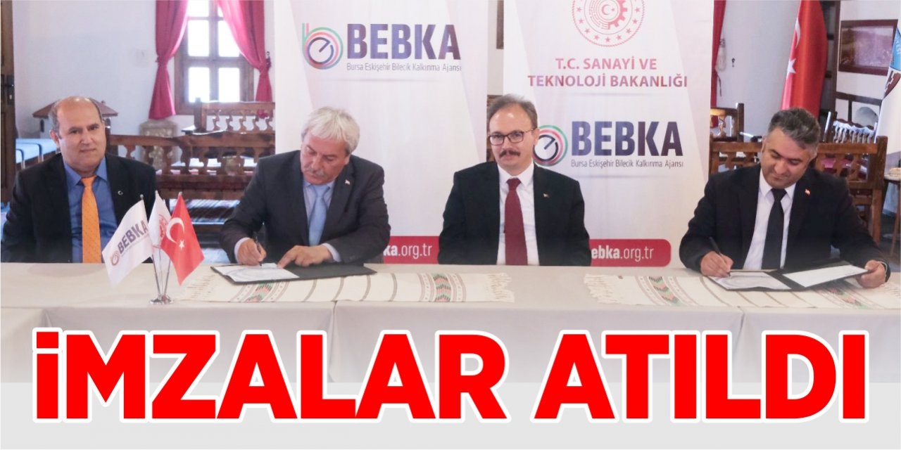 İmzalar atıldı