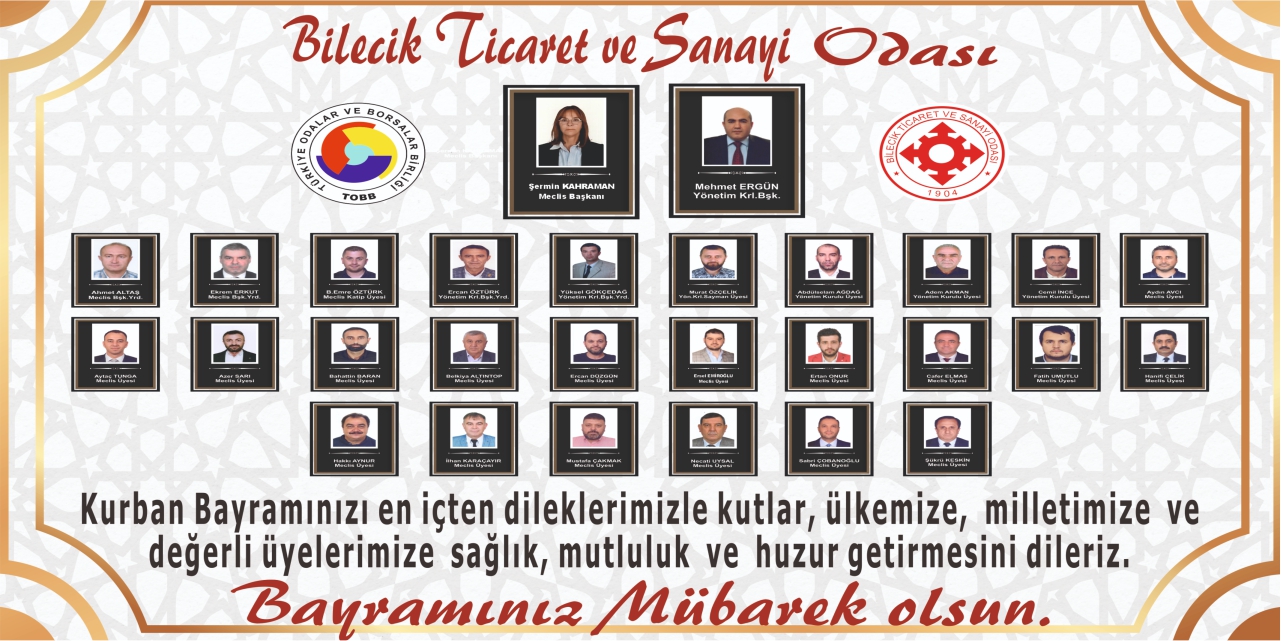 Kurban Bayramınız Mübarek Olsun - Bilecik Ticaret ve Sanayi Odası