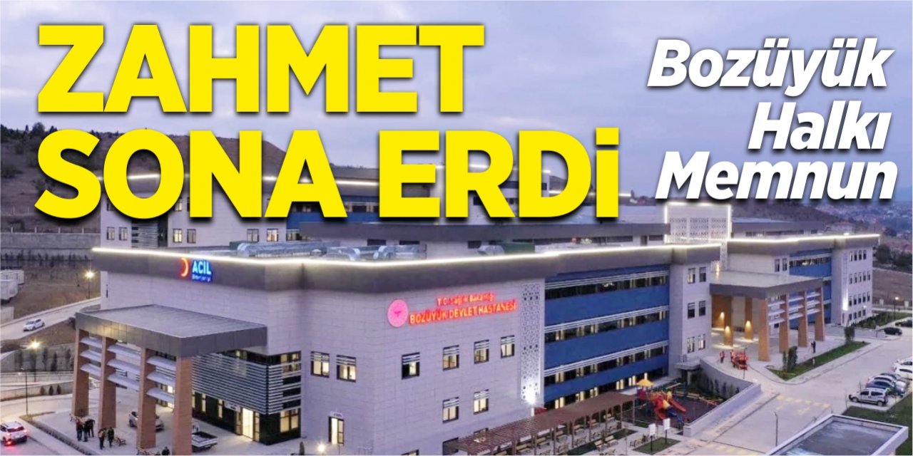 Zahmet sona erdi