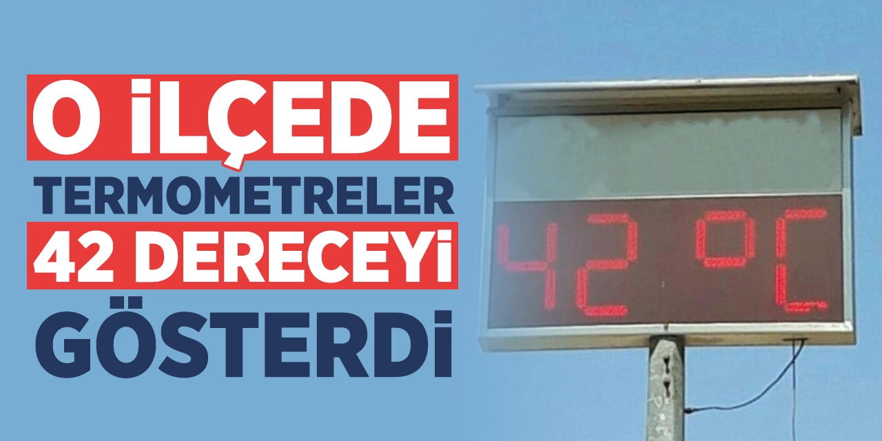 Osmaneli'nde termometreler 42 dereceyi gösterdi