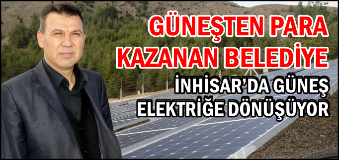 GÜNEŞTEN PARA KAZANAN BELEDİYE