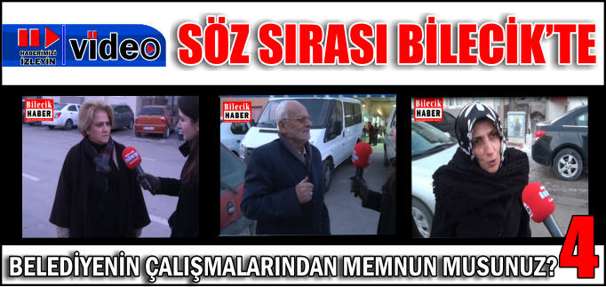 BİLECİK BELEDİYESİNİN ÇALIŞMALARINDAN MEMNUN MUSUNUZ?
