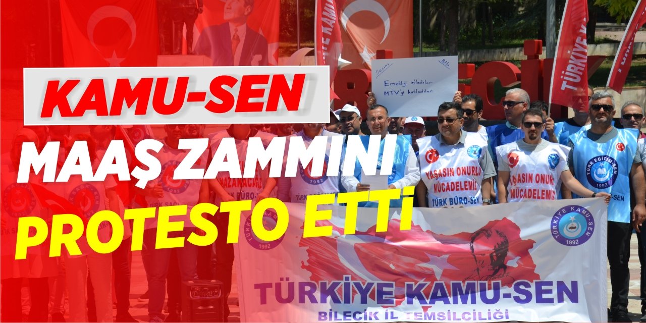 Kamu-Sen, maaş zammını protesto etti!