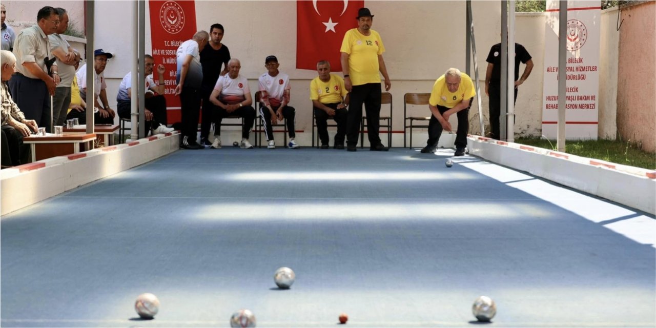 Bocce turnuvası düzenlendi