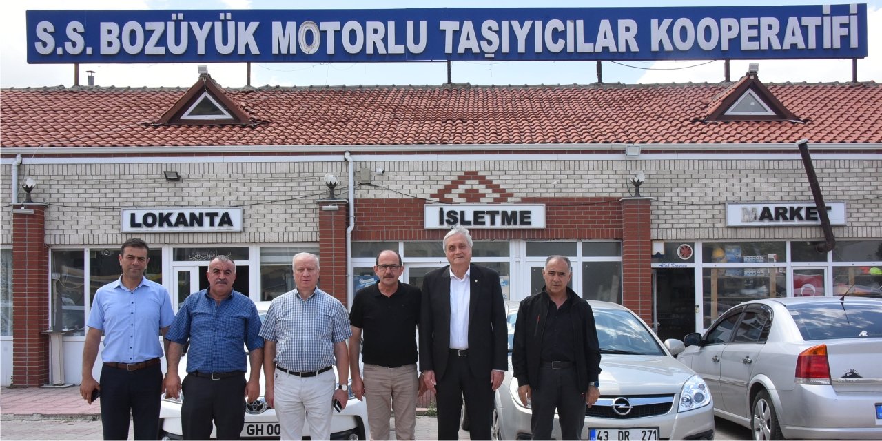 Başkan Bakkalcıoğlu taşıyıcılar kooperatifini ziyaret etti