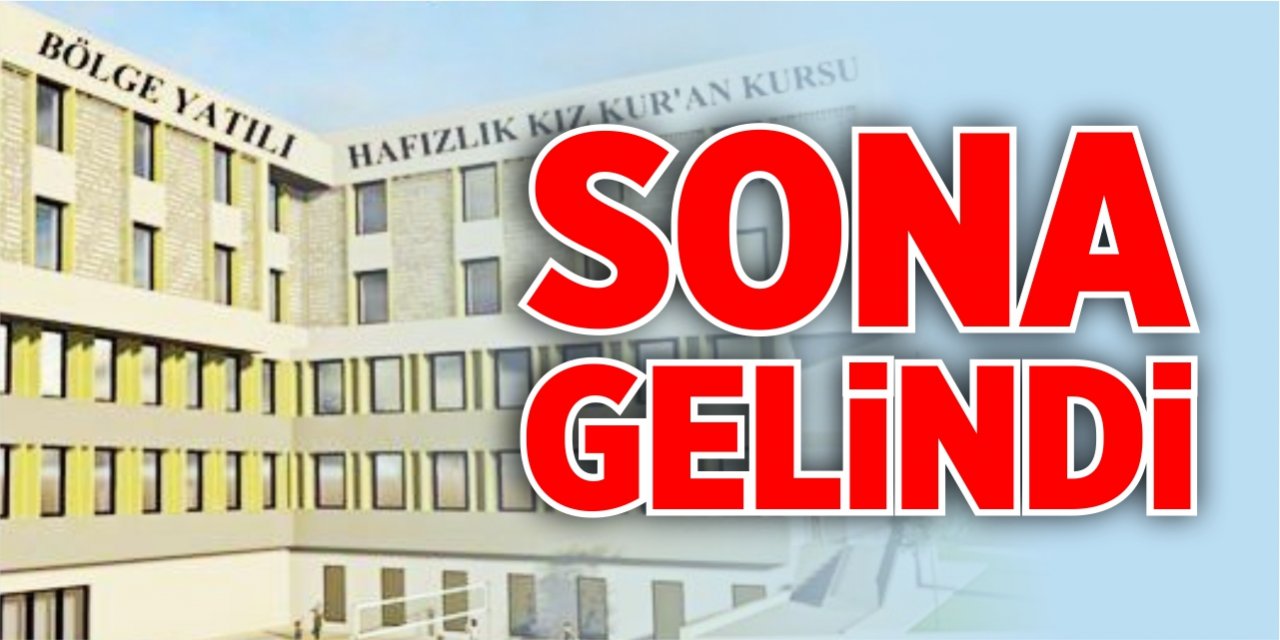 Sona gelindi!