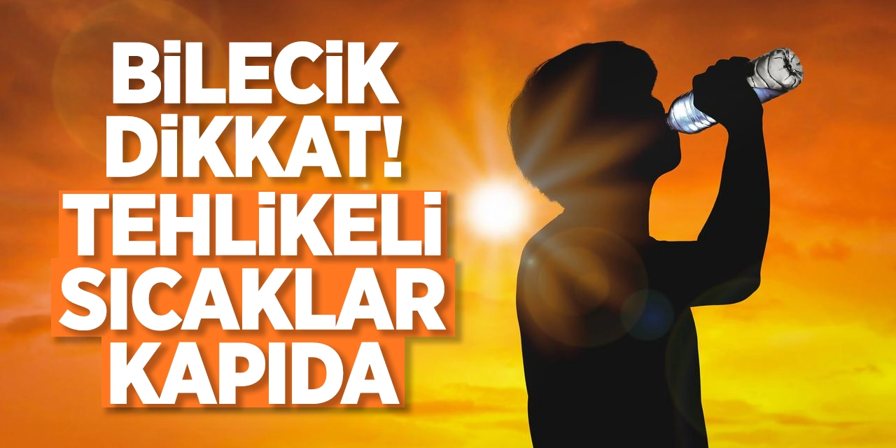 Bilecik dikkat: Tehlikeli sıcaklar kapıda!