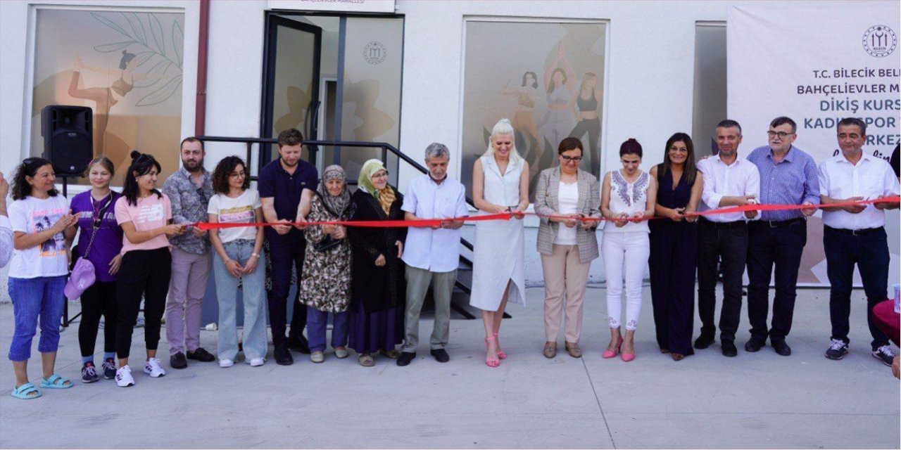 Dikiş Kursu ve Kadın Spor Yaşam Merkezi açıldı