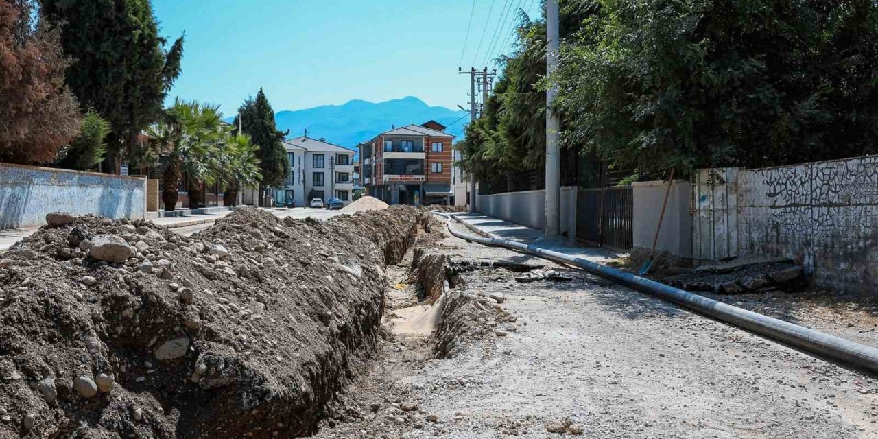 İçme suyu hattı yenileniyor