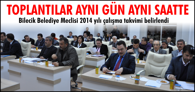 TOPLANTILAR AYNI GÜN AYNI SAATTE