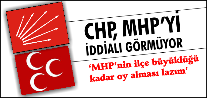 CHP, MHP’Yİ İDDİALI GÖRMÜYOR
