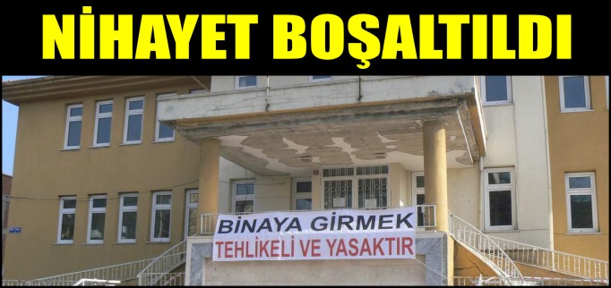 NİHAYET BOŞALTILDI