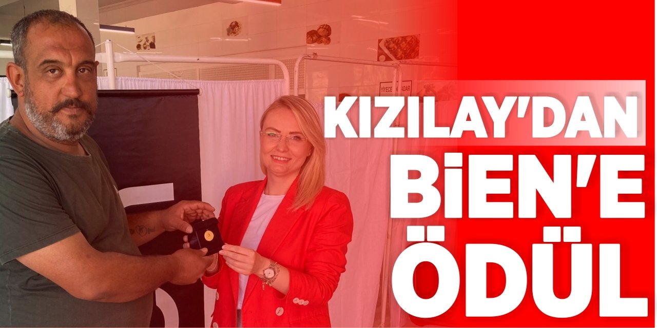 Kızılay’dan Bien’e Ödül