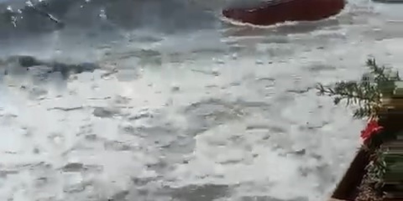 Teknede Yakalanan İki Kişi Alabora Oldu