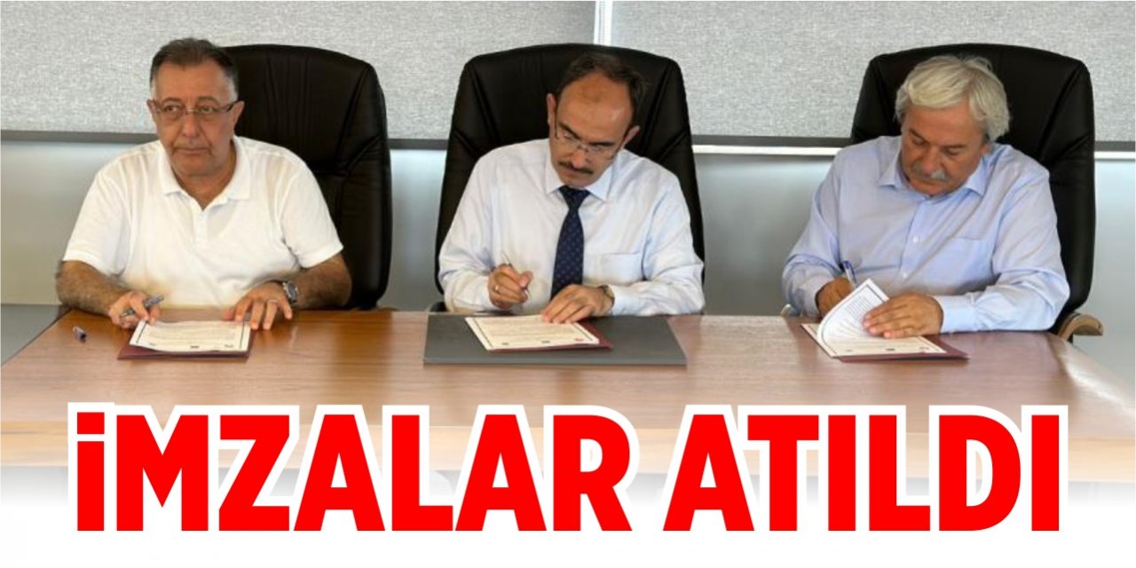 İmzalar atıldı