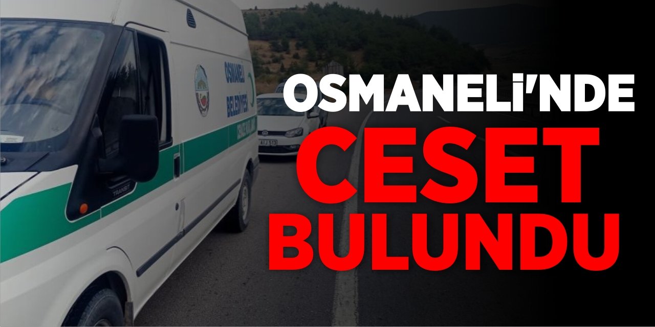 Osmaneli'nde ceset bulundu