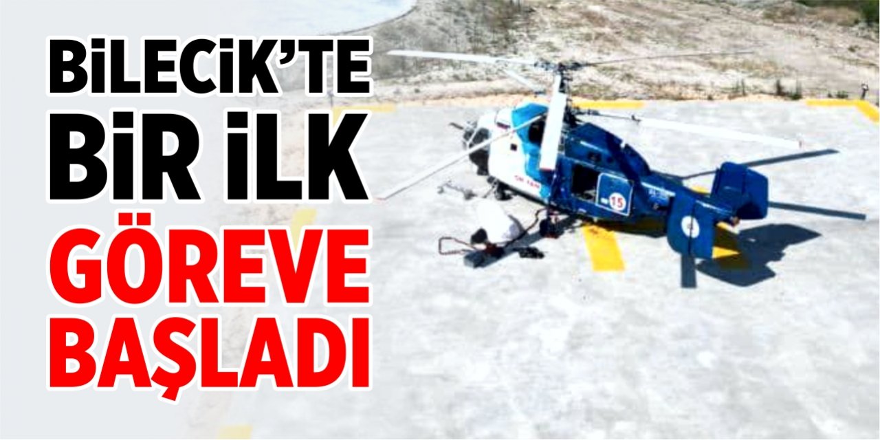 Bilecik'te bir ilk, göreve başladı