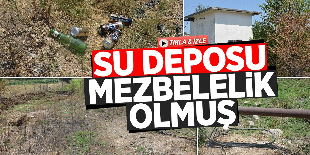 Su deposu mezbelelik olmuş!