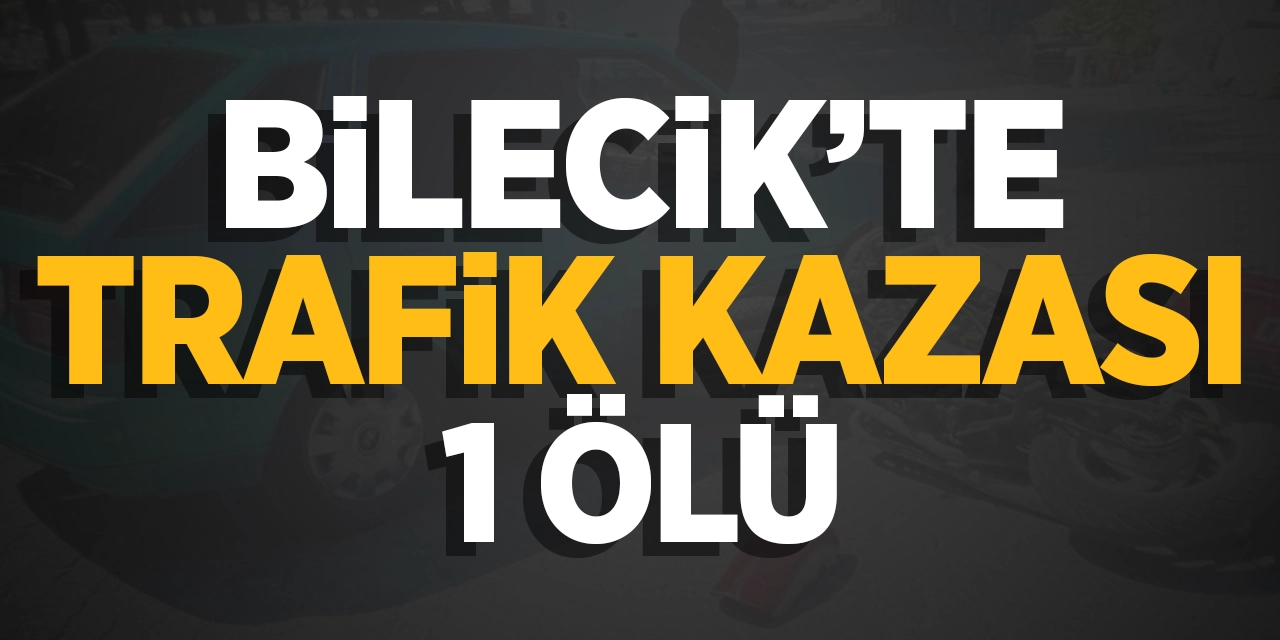 Bilecik'te trafik kazası: 1 ölü