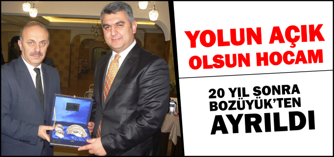 YOLUN AÇIK OLSUN HOCAM