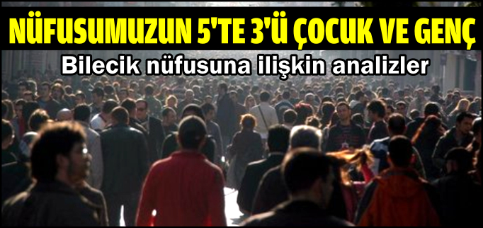 NÜFUSUMUZUN 5’TE 3’Ü ÇOCUK VE GENÇ
