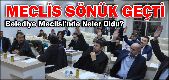 MECLİS SÖNÜK GEÇTİ