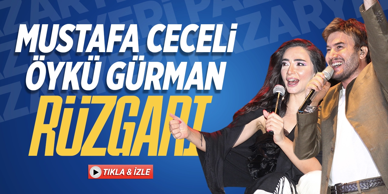 Bilecik Pazaryeri'nde Mustafa Ceceli ve Öykü Gürman Rüzgarı