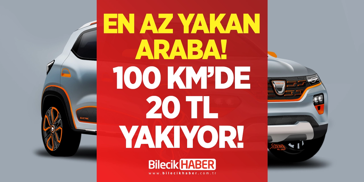 En az yakan araba: 100 KM'de 20 TL yakıyor!