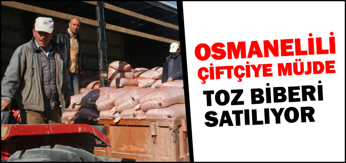 TOZ BİBERİ SATILIYOR